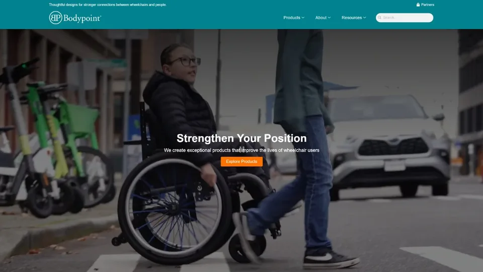 Bodypoint website homepage after the WordPress and Laravel rebuild